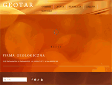 Tablet Screenshot of geotar.pl